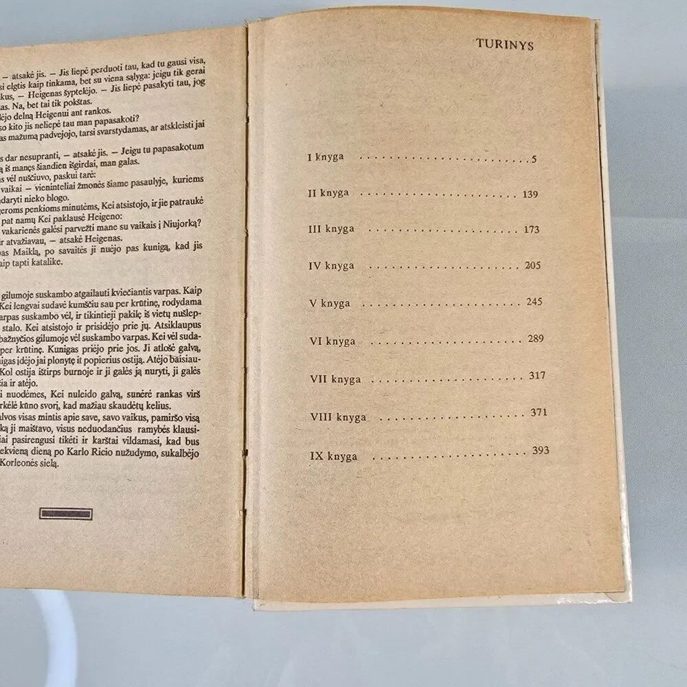 Marijo Pjuzo Krikštatėvis /Godfather Book In Lithuanian Language Vintage 1991 HC